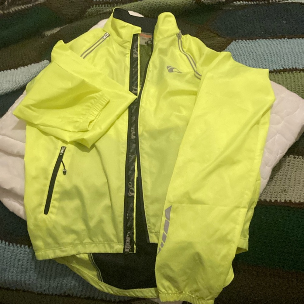 Pearl Izumi Neon Yellow Cycling Jacket